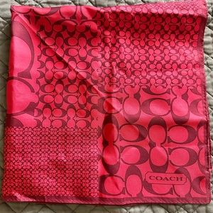 Coach Scarf Red